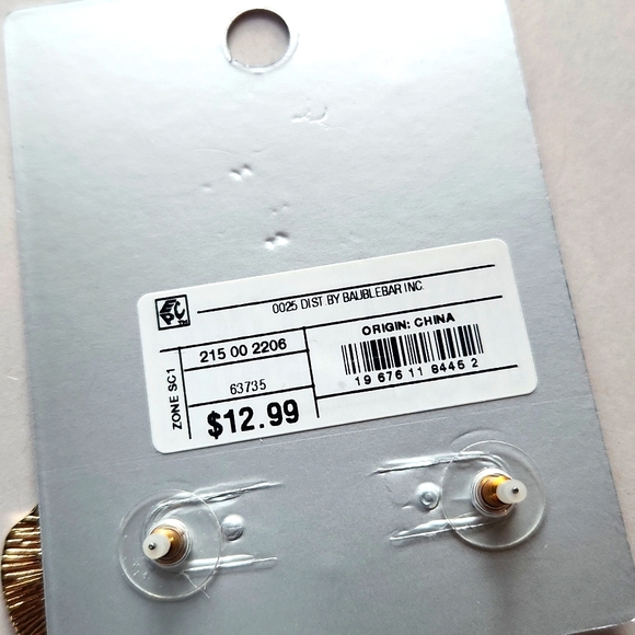 🆕️ Sugarfix by Baublebar Eggnog Earrings NWT - Picture 2 of 2